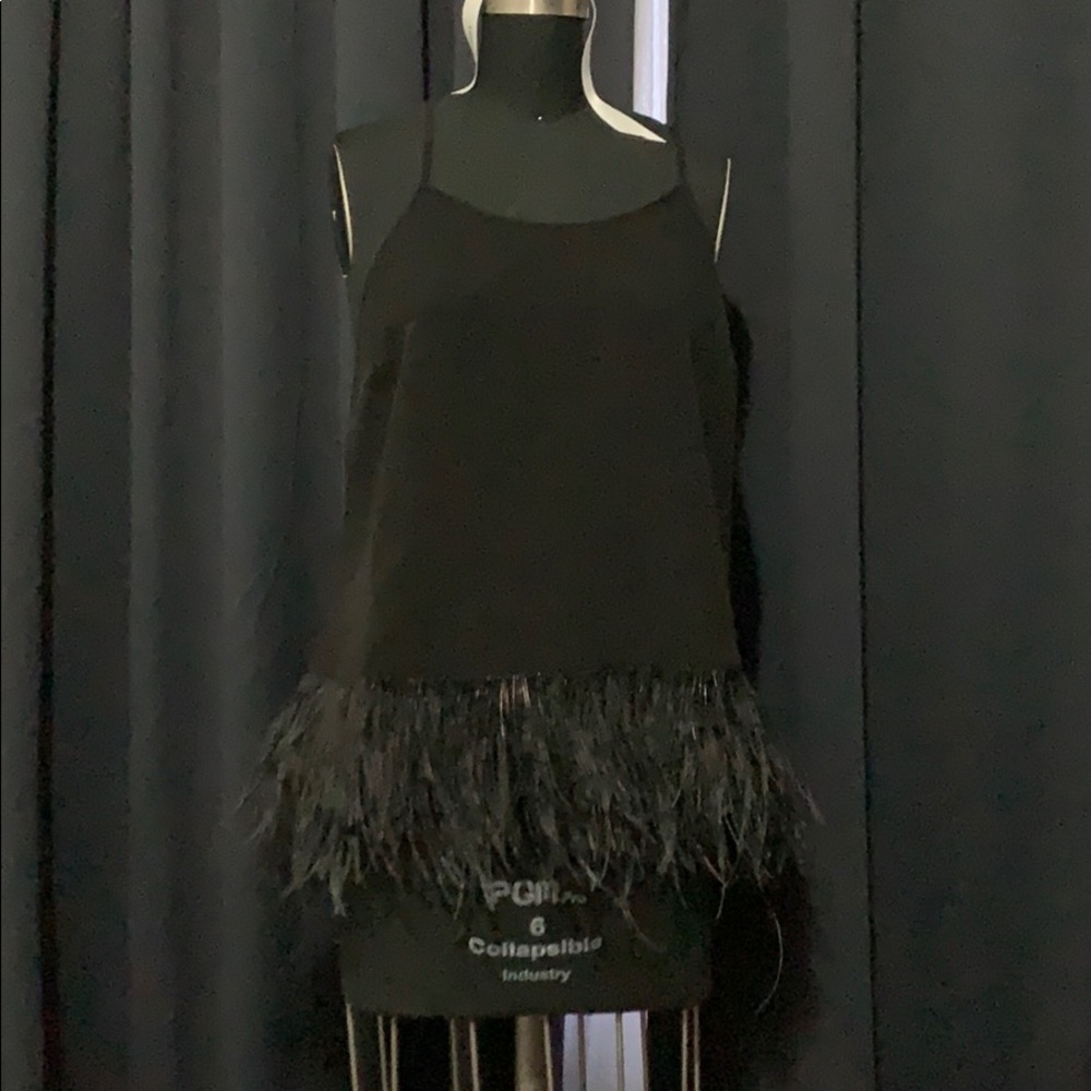 Feathered Trim Cami